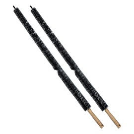 2 Pack Dryer Vent Cleaner Kit - Long Flexible Lint Brush for Dryer Vents, Refrigerator Coils, and Radiators - Household Cleaning Supplies (2, Long Brush)