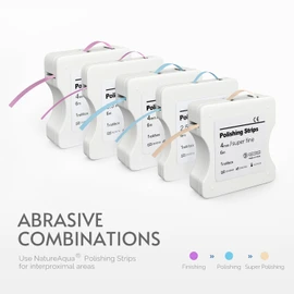 Tooth Sandpaper, Dental Polishing Strips, Ultra Fine Size - 4 mm Width - 6 m / Rolls/Box, NatureAqua Resin Tooth Polishing Interdental Sanding Tool