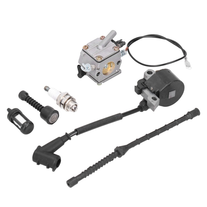 Carburetor Ignition Coil Oil Tube Fuel Filter Set Fit for