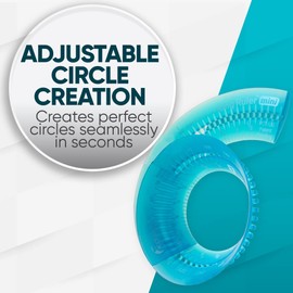 Koala Tools - Regla de anillo (tamaño pequeño), color azul