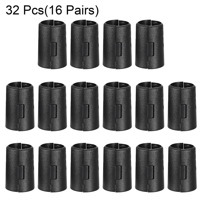 sourcing map 32pcs Wire Shelf Clips Wire Shelf Lock Clips