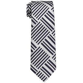 Florene JKY000002-008 Iguro Kobanai Necktie, White 1, Standard, white 1