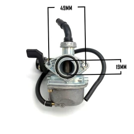 KDSG PZ19 Carburetor with Lever Hand Choke for 50cc 70cc 90cc 100cc 110cc 125cc 4 Stroke ATV Moped Quad Dirt Pit Bike Go Kart Scooter Taotao DB10 DB14 DB20 DB24 ATD90A ATD125A ATD125C ATD125E ATK125A