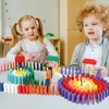 1000 PCS Dominoes Set for Kids with Extra 11 Blocks,