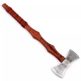 Armory Replicas DOUBLE HEAD AXE SCANDINAVIAN RAIDER BITTED CARBON STEEL VIKING INSPIRED OUTDOOR