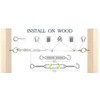 GZFTMKOBNS Wire Rope,1/8"Steel Cable,100FT Stainless Steel Cable,M5 Turnbuckle for Cable