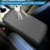 AOMSAZTO Armrest Covers for 2017-2021 Ford Fusion Carbon Fiber
