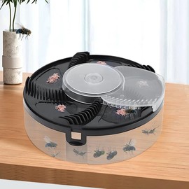 Toolzia Electric Fly Trap USB Rechargeable Flycatcher Indoor Outdoor Insect Catcher for Home Kitchen Garden