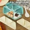 6 in 1 Onigiri Mold Triangle Sushi Mold Non-Stick Rice