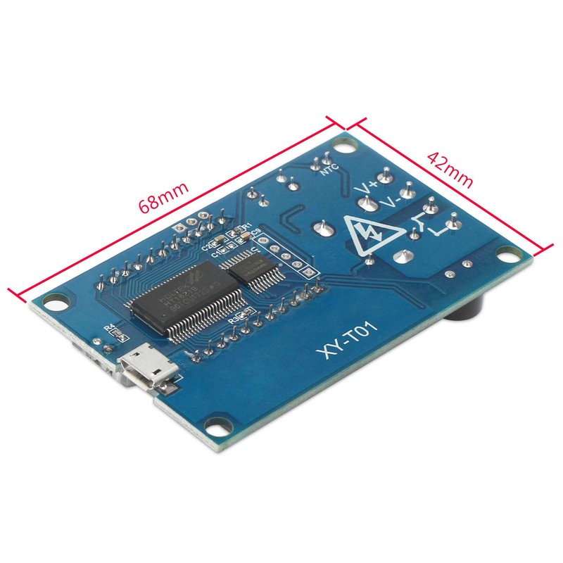 DROK Electronic Thermostat Controller 2pcs, DC 6-30V 24V Digital Temperature