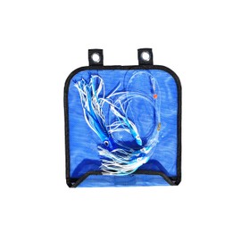 EatMyTackle Squid Pusher Daisy Chain | Saltwater Fishing Teaser (Blue/White)