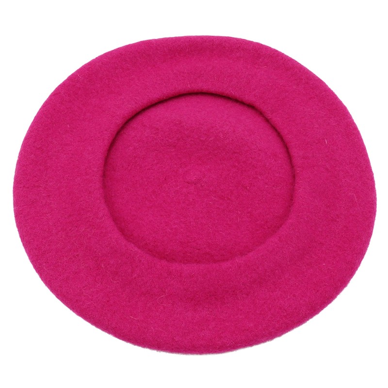 Umeepar Wool French Beret Hat Solid Color Winter Hat for