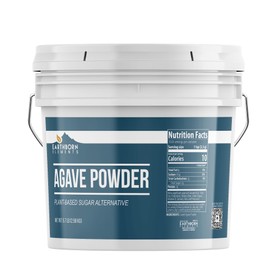 Earthborn Elements Agave Powder 1 Gallon, Easy to Add to Drinks & Recipes, Sugar Alternative