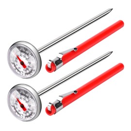 Meat Thermometers Probe 2PCS, Food Thermometer for Meat, Milk, Tea, Coffee, Food Temperature Probe, Cooking Thermometer - BBQ Accessories Thermapen