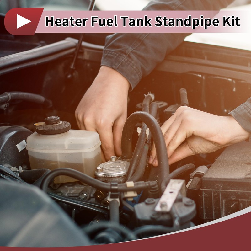 HEROFFIX Heater Fuel Tank Standpipe Kit Heating Fuel Hose Clip