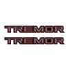 Tremor Decals Package Truck Bed Side/Red Line