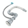 Stainless Steel Sink Drain Assembly with Cage S Bend Hose