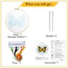 Yutaohui Butterfly Embroidery Kit with Flower,Flora Embroidery Kit for Adults