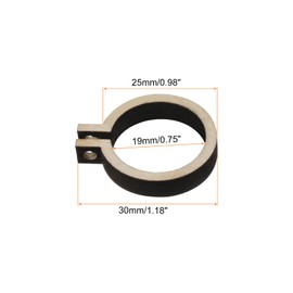 HARFINGTON 40Pcs Mini Embroidery Hoop 1.2" x 1" Tiny Round Cross Stitch Hoops Small Wood Ring Circle for DIY Pendant Keychain Display Frame