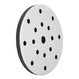 Sanding Soft Pad, Akozon 150 mm Soft Pad Soft Buffer Sponge Interfaces Cushion Pad for Sanding Discs / Polishing Pads and Velcro Sandpaper (15 Holes)