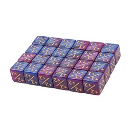 Namvo 24PCS Dice Cube Counter D6 Dice Set for MTG CCG Card Game Accessories