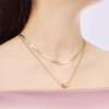 JJDreams Multilayer Halskette Herz Anhänger Damen Frauen Necklace Verstellbare Kette
