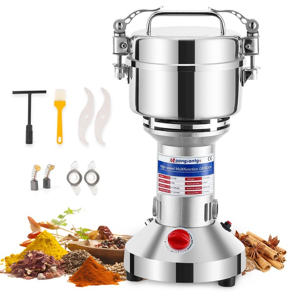 Moongiantgo 500g Grain Grinder Mill Electric Spice Grinder 2500W High-speed