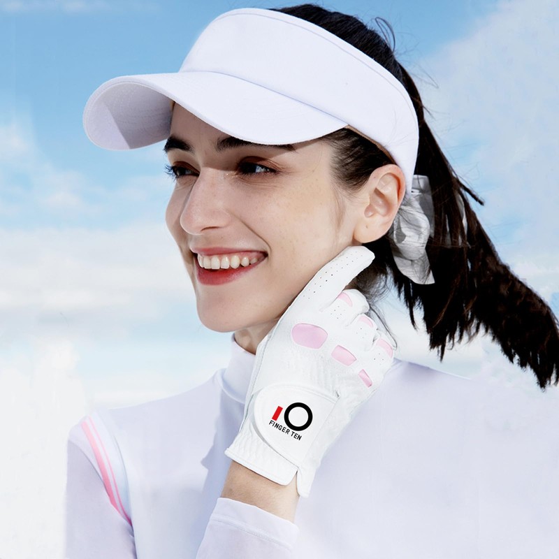 FINGER TEN Golf Gloves Ladies Left Hand with Non Slip