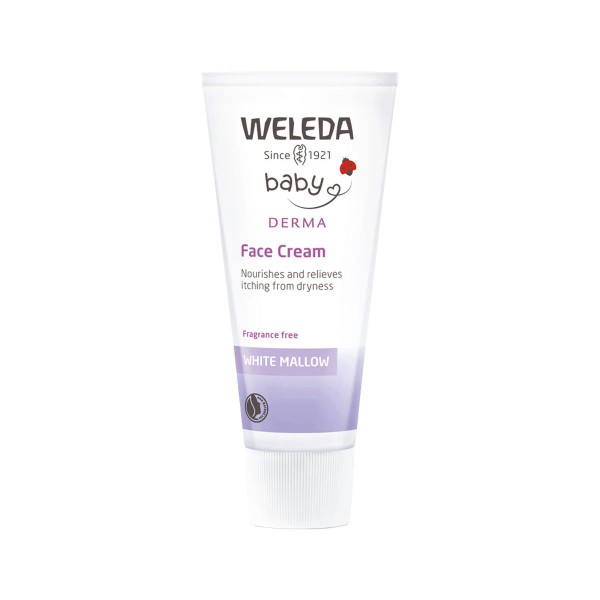 Weleda Baby Derma Organic Face Cream White Mallow (Fragrance Free)