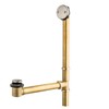 Artiwell 1.5" Brass Tubular Bath Drain Kit - Touch-Toe Bathtub