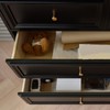 Ymaiss 12 Packs Brushed Gold Cabinet Knobs Cone Shape Kitchen