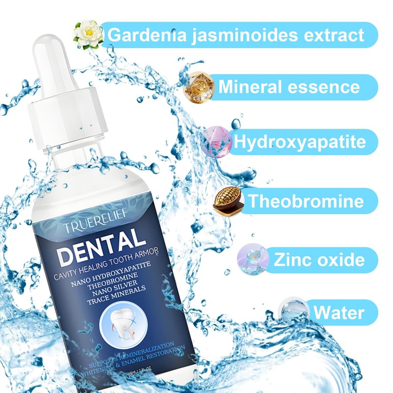 Advanced Enamel Repair Liquid with Nano Hydroxyapatite & Theobromine, Remineralizing