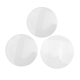 3pcs Single Dome Watch Glass Part, 35/36/40mm Replacement Round Transparent Watch Glass, Crystal Super Clear Lens, Watch Part Tool Kit for Watchmakers and Watch