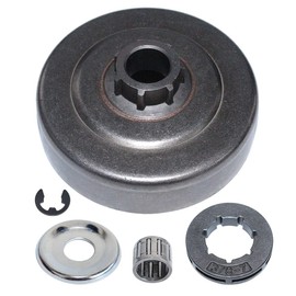 Mtanlo 3/8" 7 T Clutch Drum Sprocket Needle Bearing E-clip For Stihl MS210 MS230 MS250, Clutch Drum, Rim Sprocket, Needle Bearing, Clutch Washer, E-clip.