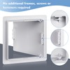 Donext Access Panel for Drywall 8x8 in, 2PC Plastic Wall
