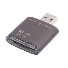 Cablecc - Lector de tarjetas de memoria NM Nano y SD de 5 Gb/s USB 3.0 para teléfono Mate Seial y cámara y ordenador portátil