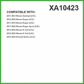 Ecogard XA10423 Filtro de Aire de Motor Premium para Renault Koleos 2018-2024, Nissan Rogue 2014-2020, Rogue Sport 2017-2022