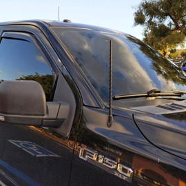 VOFONO Antena de 13 pulgadas para Ford F150 2009-2024 Ford Truck Antena Accesorios, Ford F150 Antena de radio de coche para FM AM, antena espiral F 150 de goma negra