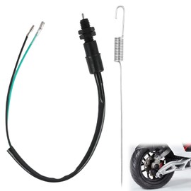 Universeller Motorrad-Rückbremslichtschalter mit Federkit, geeignet für Autos, Motorräder, Offroad-Bikes, Karts und Rennwagen, Einfache Installation und Anpassung