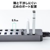 Sanwa Direct 400-HUBA23GM USB Hub, 10 Ports, Self-Powered USB Charger