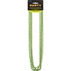 Unique Party 95141 - Metallic Lime Green Bead Necklaces, Pack