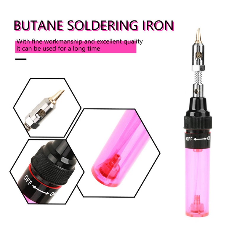Cordless Butane Gas Blow Torch Soldering Iron Gun Welding Pen