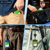 DMEEK Commuter Passcase with Reel, Pass Case, Men's, Women's, Comes