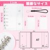 Sticker Notebook, Transparent, A7 Size, Removable, Girls, Sticker Binder, Sticker