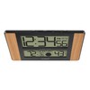 La Crosse Technology Atomic Digital Clock with Outdoor Temperature, Wood
