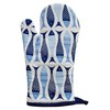 Premier Housewares Pisces Kitchen Oven Glove - Blue