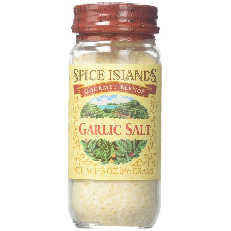 Spice Islands Garlic Salt, 3-Ounce (Pack of 3)