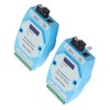 2Pcs RS485/422/232 Fiber Optic Converter Bidirectional Transimitter Receiver Modem Transmission