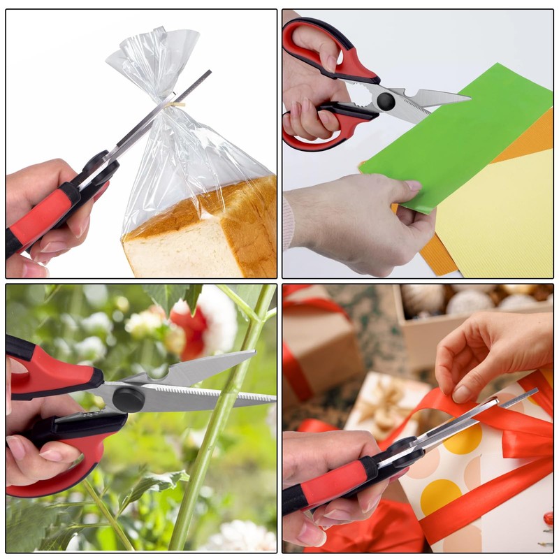 Left Handed Kitchen Scissors, Bailaipor Left Hand Kitchen Poultry Shears