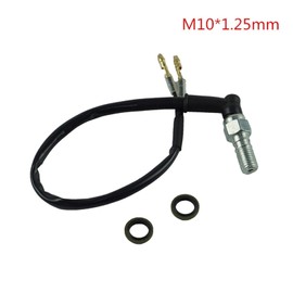 Rayana Universal Motorcycle Rear Hydraulic Brake Light Switch Banjo Bolt M10x1.00 Pitch (M10-1)